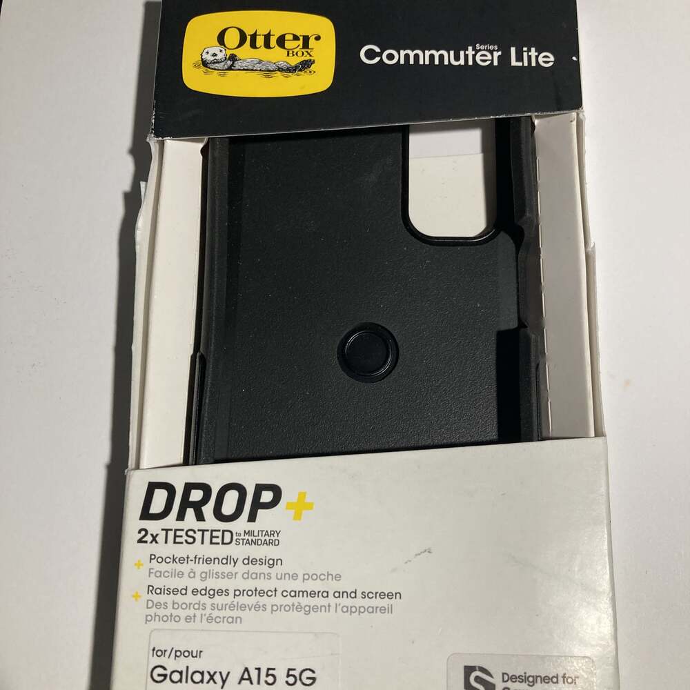 OtterBox Samsung Galaxy A15 5G (Only) - Commuter Series Lite Case - Black